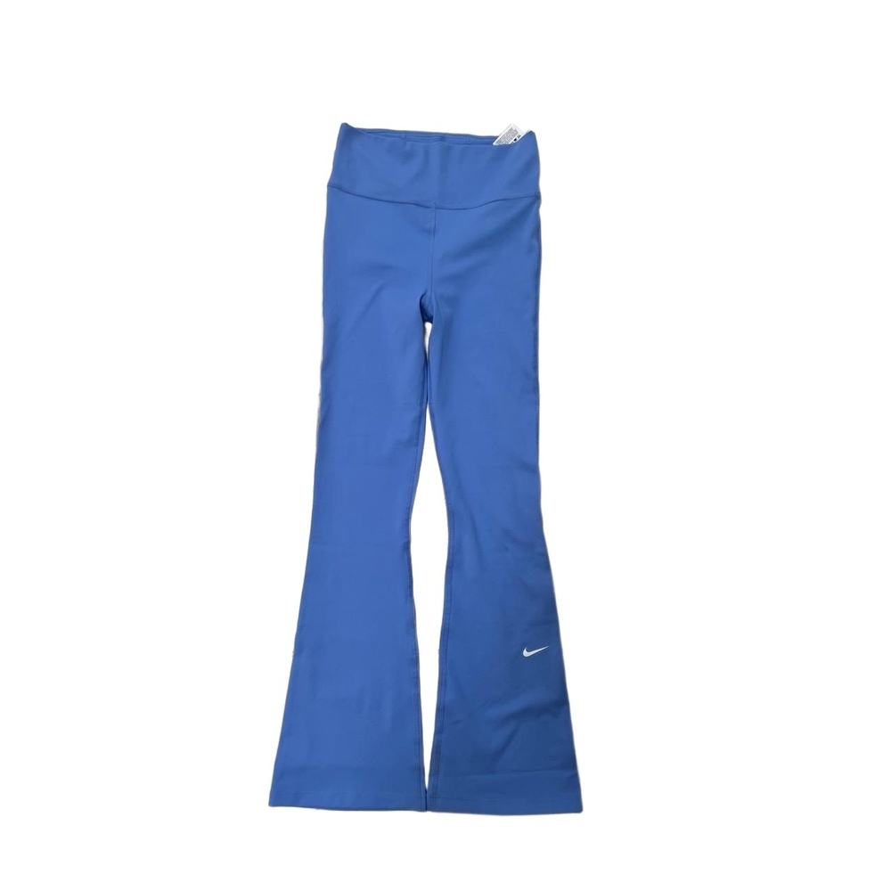 NWT Nike Kids' One Girls' Dri-Fit Flared Leggings M Blue High-Waisted DM7682-441 - Picture 5 of 9